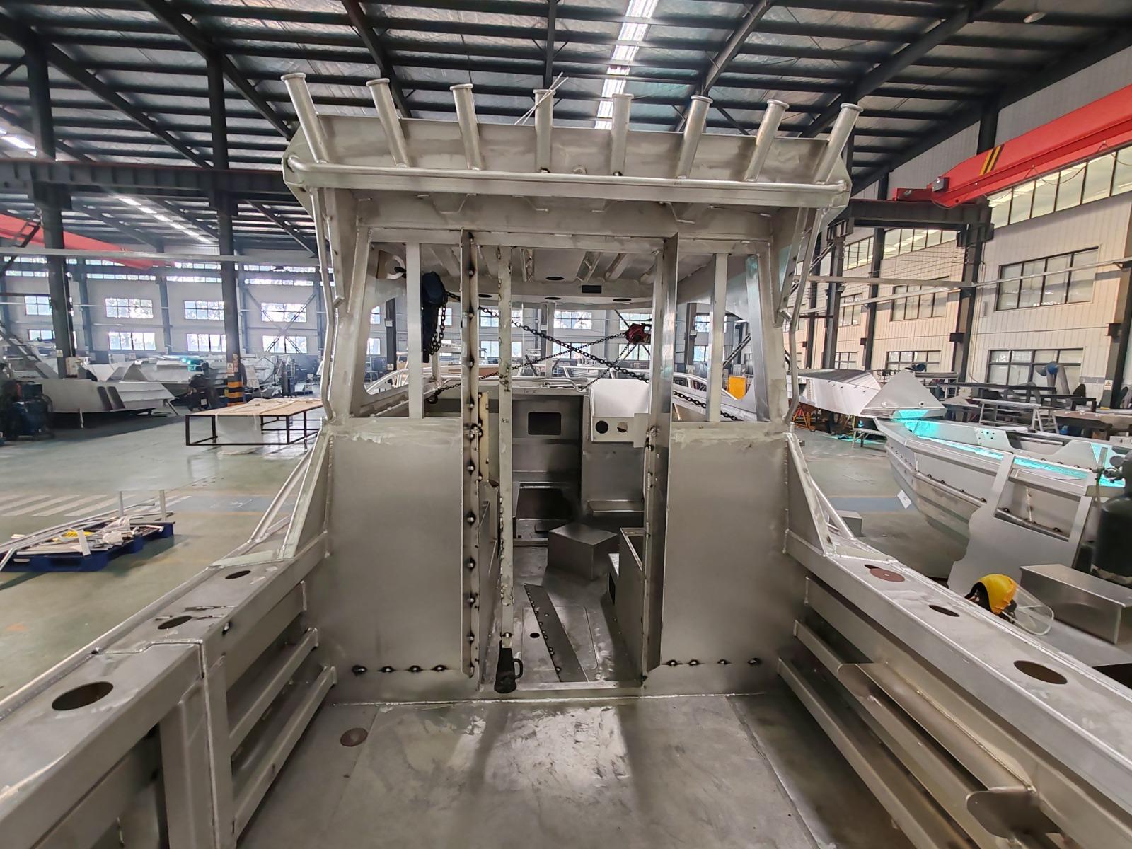 AOMAS workshop progress on a custom boat